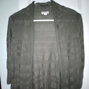 Green sheer cardigan